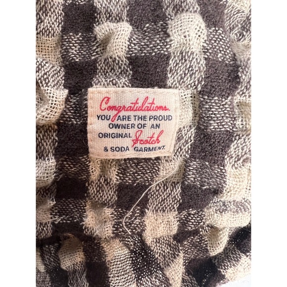 Scotch & Soda Checkered Shirt Mens Long Sleeve‎ Camp Collar Button Up Casual - Picture 11 of 13